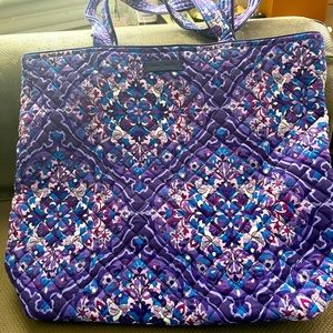 NWT Retired Vera Bradley Iconic Tote in Regal Rosette